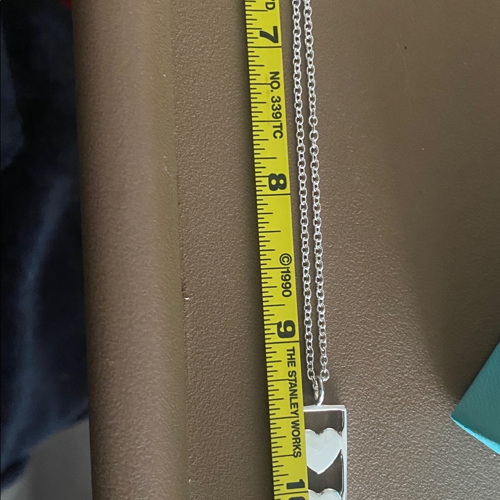 Tiffany & Co. Silver Triple Heart Necklace - Picture 3 of 3